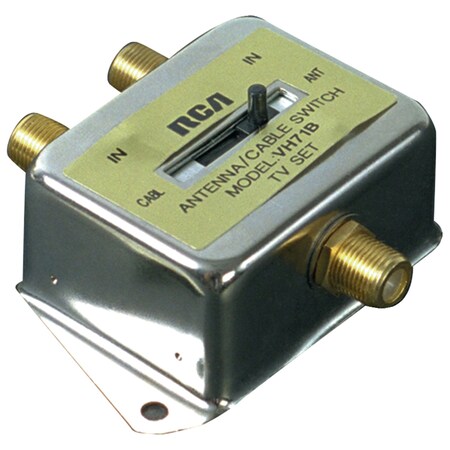 Rca A/B 2-Way Coaxial Cable Slide Switch VH71R
